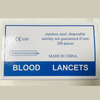 High Quality Sterile Medical Disposable Stainless Steel Blood Lancet