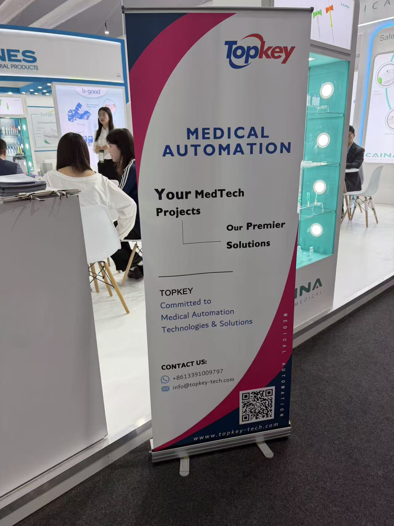 Topkey Showcases Medical Automation Solutions at WHX Dubai 2